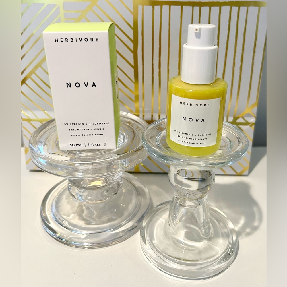 ✨ Herbivore NOVA 15% Vitamin C + Turmeric Brightening Serum 1 fl oz / 30 mL NIB✨